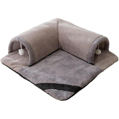 Lit tunnel pour animaux de compagnie