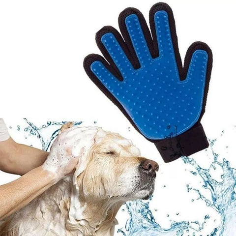 Gant de nettoyage pour chien&chat couleur bleu