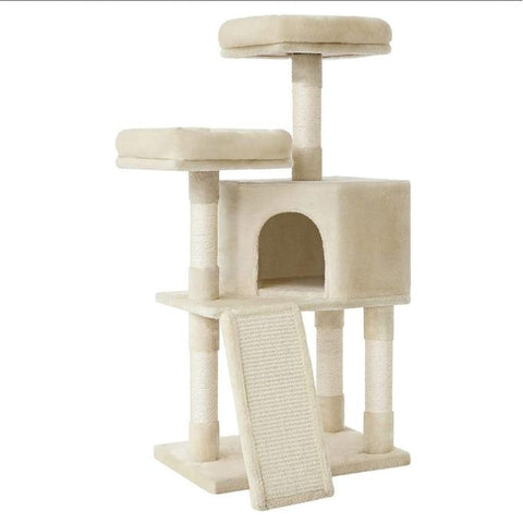 Arbre a chat beige