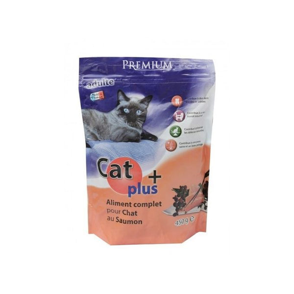 CAT+ CROUQUETTE POUR CHAT RICHE EN SAUMON 450g