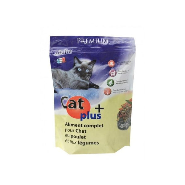 CAT+ CROUQUETTE POUR CHAT RICHE EN POULET 450G