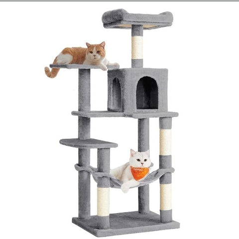 Arbre chat gris 1M/50CM