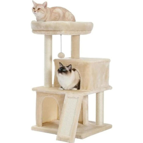 Animalux Arbre a chat 100 cm/50 En 3 Couleur