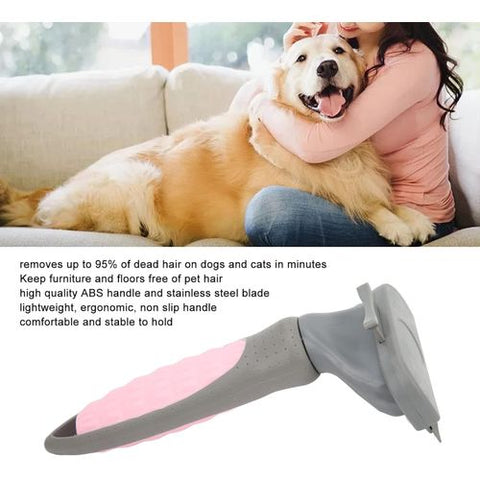 Brosse de Toilettage Sûre en Acier Inoxydable chien&chat