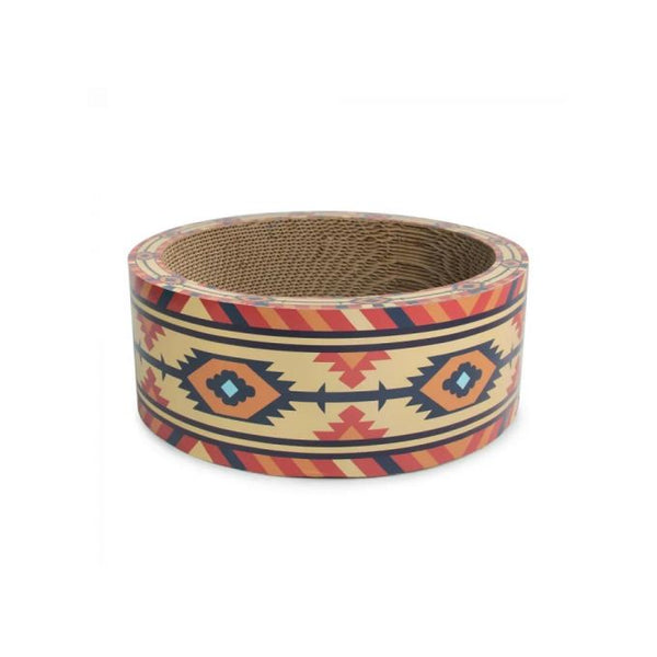 Grattoir carton rond 37 cm avec catnip