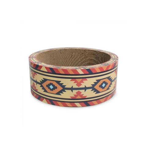 Grattoir carton rond 37 cm avec catnip