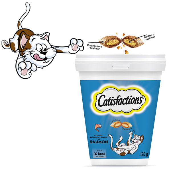 CATISFACTION  Friandise POUR CHAT au saumon 120gr