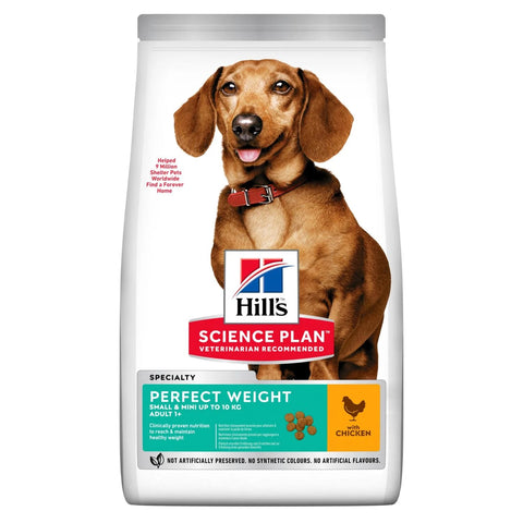Hill’s Science Plan Perfect Weight Adulte Small&Mini pour Chiens de petite taille (1,5kg)
