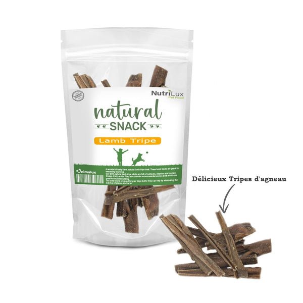 Nutrilux Naturel snack Lamb Tripe pour chien