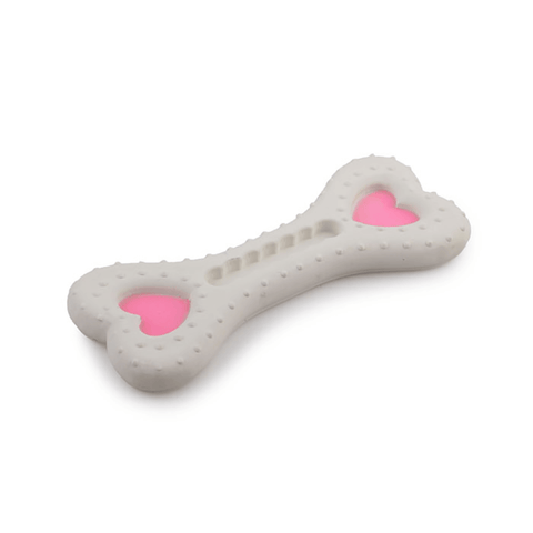Os en latex rose – forme de coeur