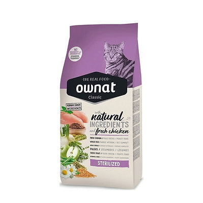 Ownat Classic Croquette pour chat stérilise 15kg