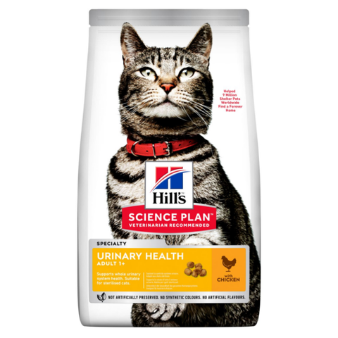 Hill’s Science Plan URINARY HEALTH Aliment pour Chat Adulte au poulet (1.5kg)