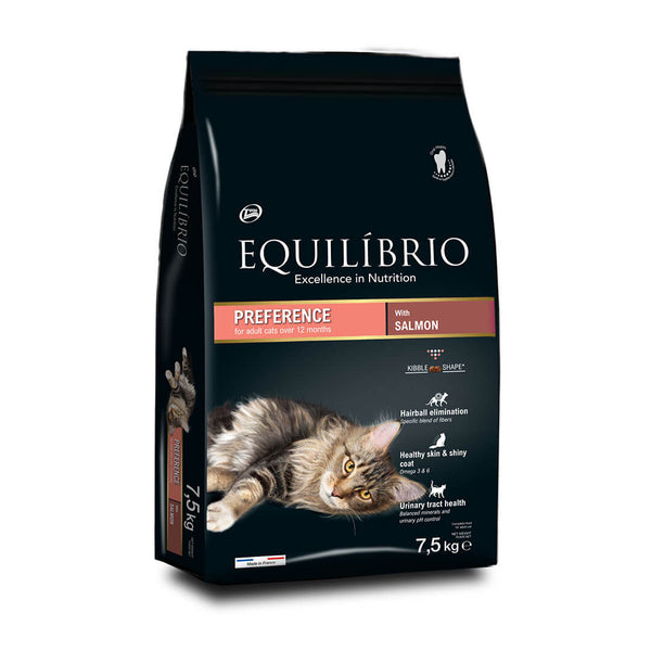 Equilibrio Croquette chat kitten riche en saumon 7,5 Kg
