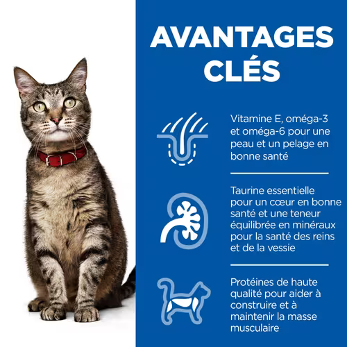 Hill’s Science Plan Aliment pour Chat Adulte au Poulet(3kg)