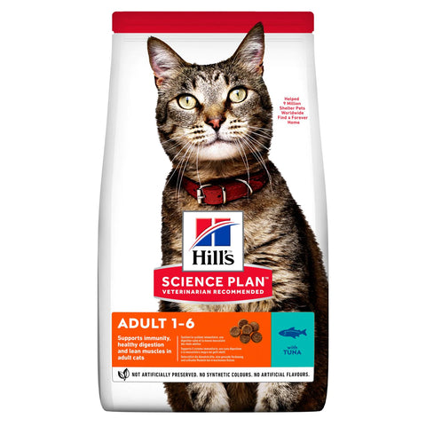 HILL’S SCIENCE PLAN Aliment pour Chat Adulte au Thon (1.5kg)