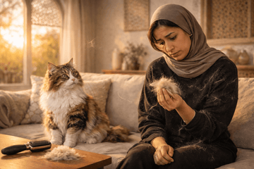 Chute de poils chez le chat