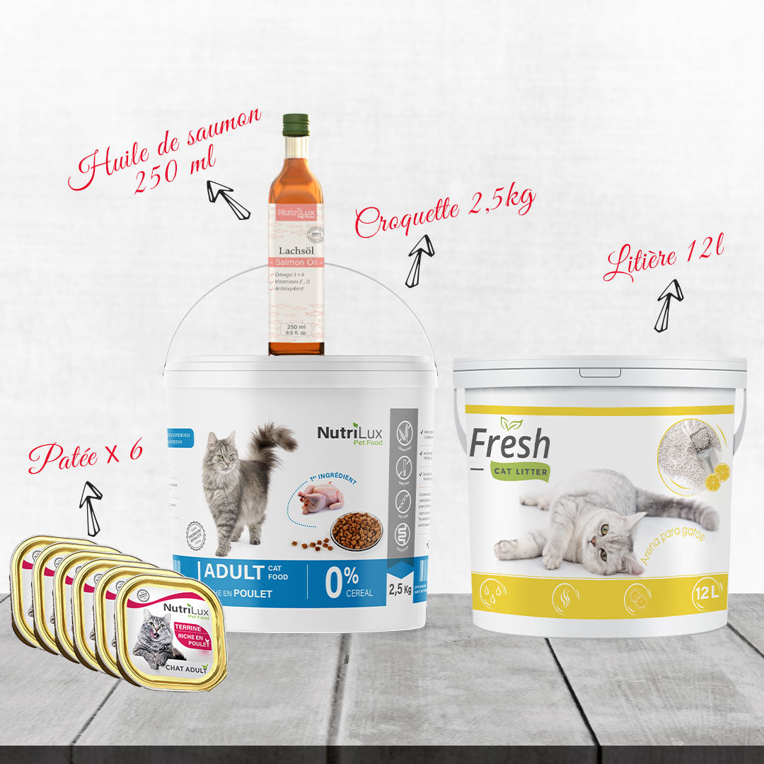 Nutrilux PACK CAT ALL IN ONE pour chat adult