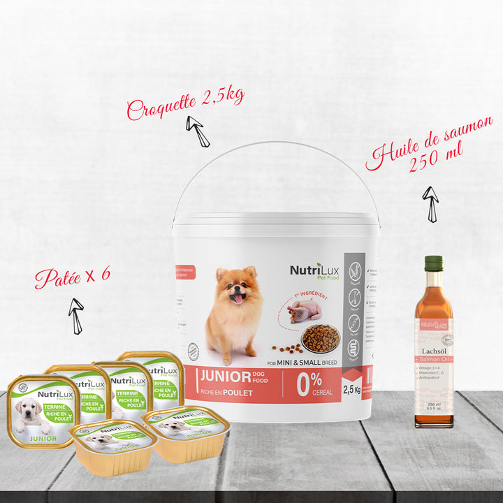 Nutrilux PACK ALL INE ONE POUR CHIEN JUNIOR