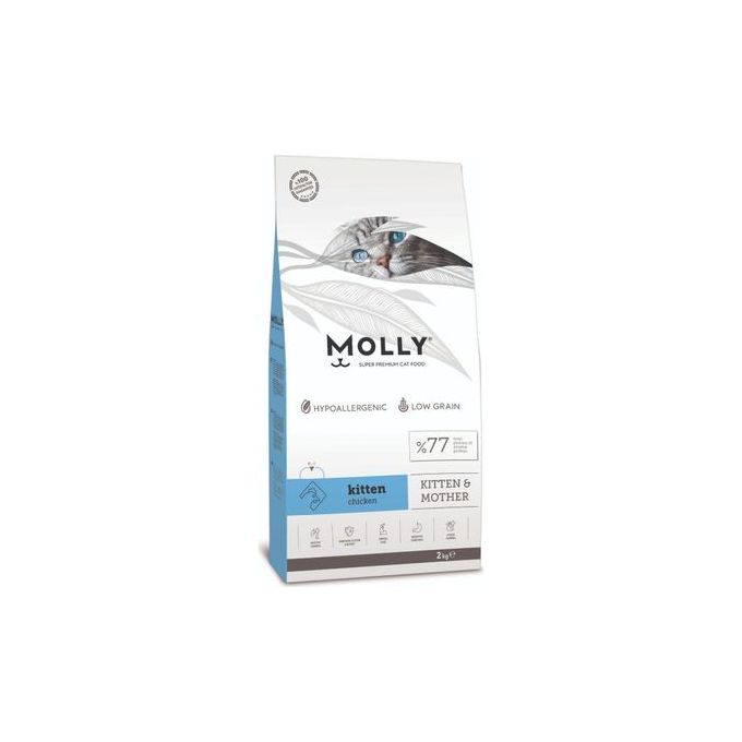 Molly Croquette Pour Chat Kitten Riche En Poulet 2kg