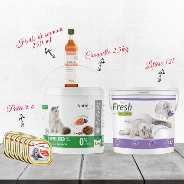 Nutrilux PACK ALL IN ONE POUR CHAT STERILIED