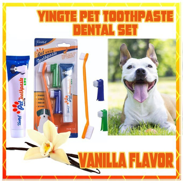 Brosse et dentifrice pour chien, soins bucco-dentaires pour chiens