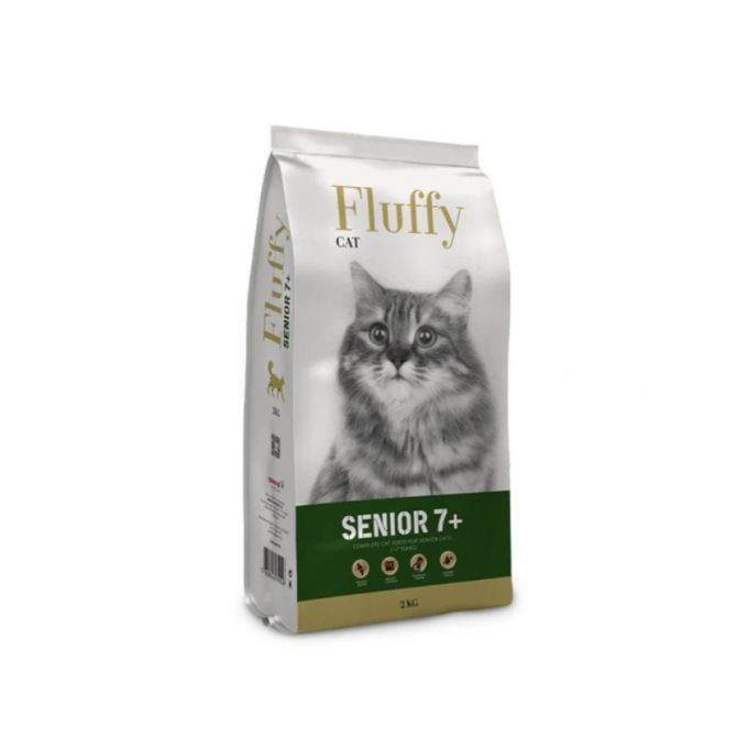 Fluffy Croquette chat sénior 7+ 2 KG