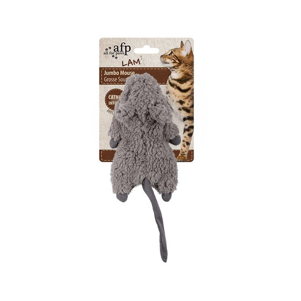 Grosse souris avec Catnip gris