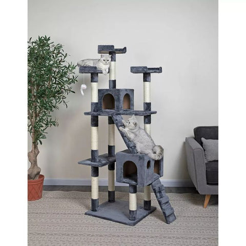 Animalux arbre -griffoir et maison pour chat