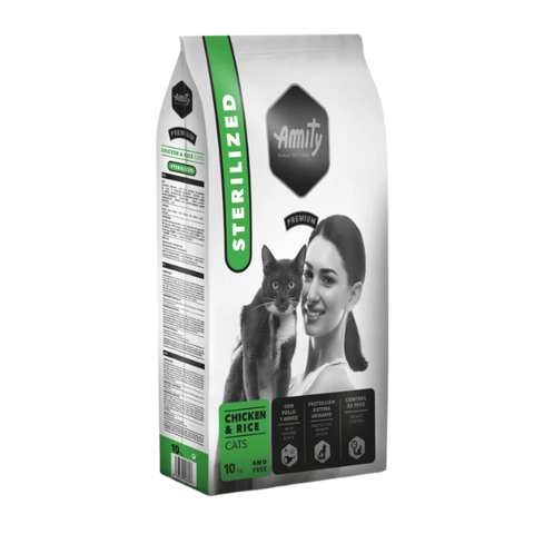 Amity CROQUETTES CHAT STERILIZED CHIKEN&RICE 10 KG PREMIUM