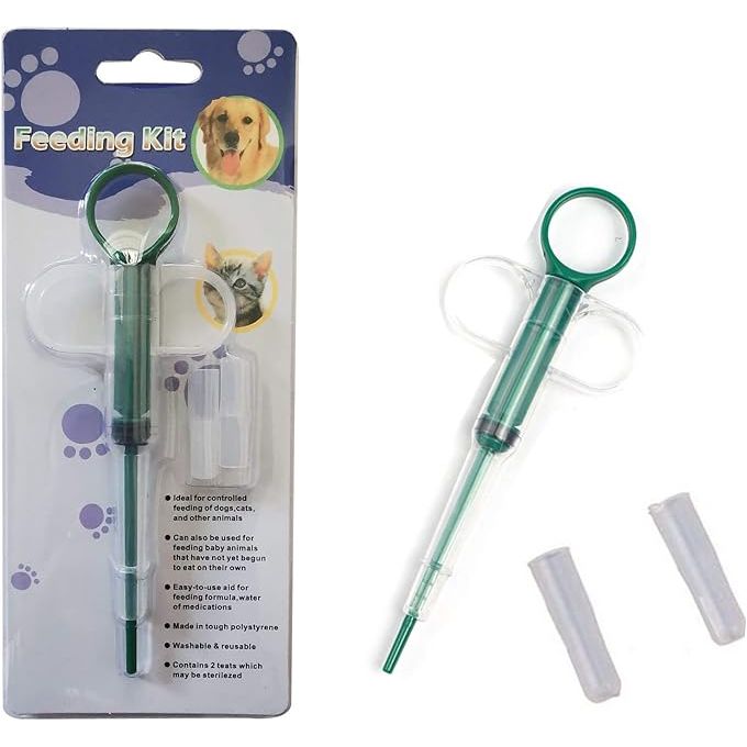 Seringue distributeur de médicaments pour animaux de compagnie