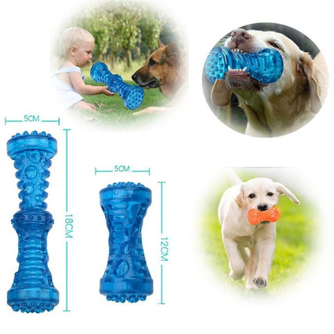 Os brosse à dents chien Jouet de chien robuste Chiot jeu Interactif en 2 couleur