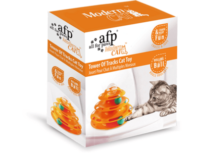 Jouet pour chat plateau tournant balles 25 cm