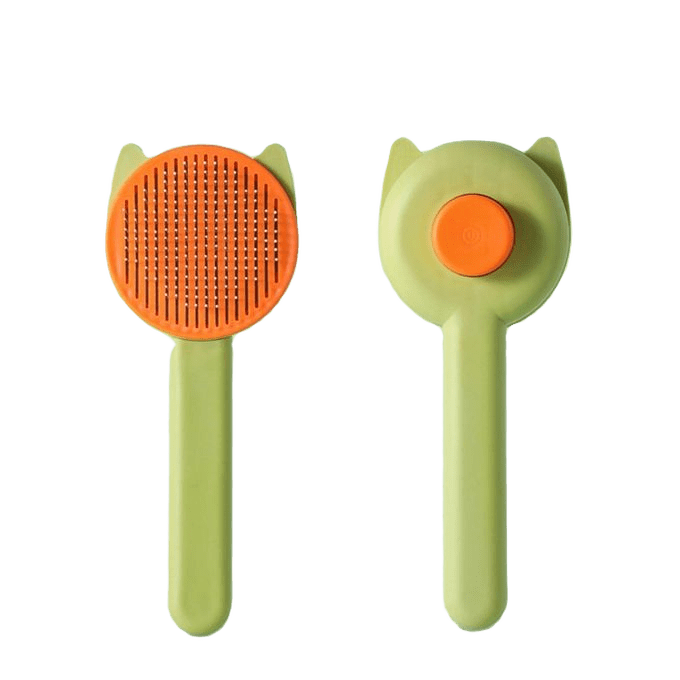 Brosse de toilettage pour chats d'intérieur en acier inoxydable