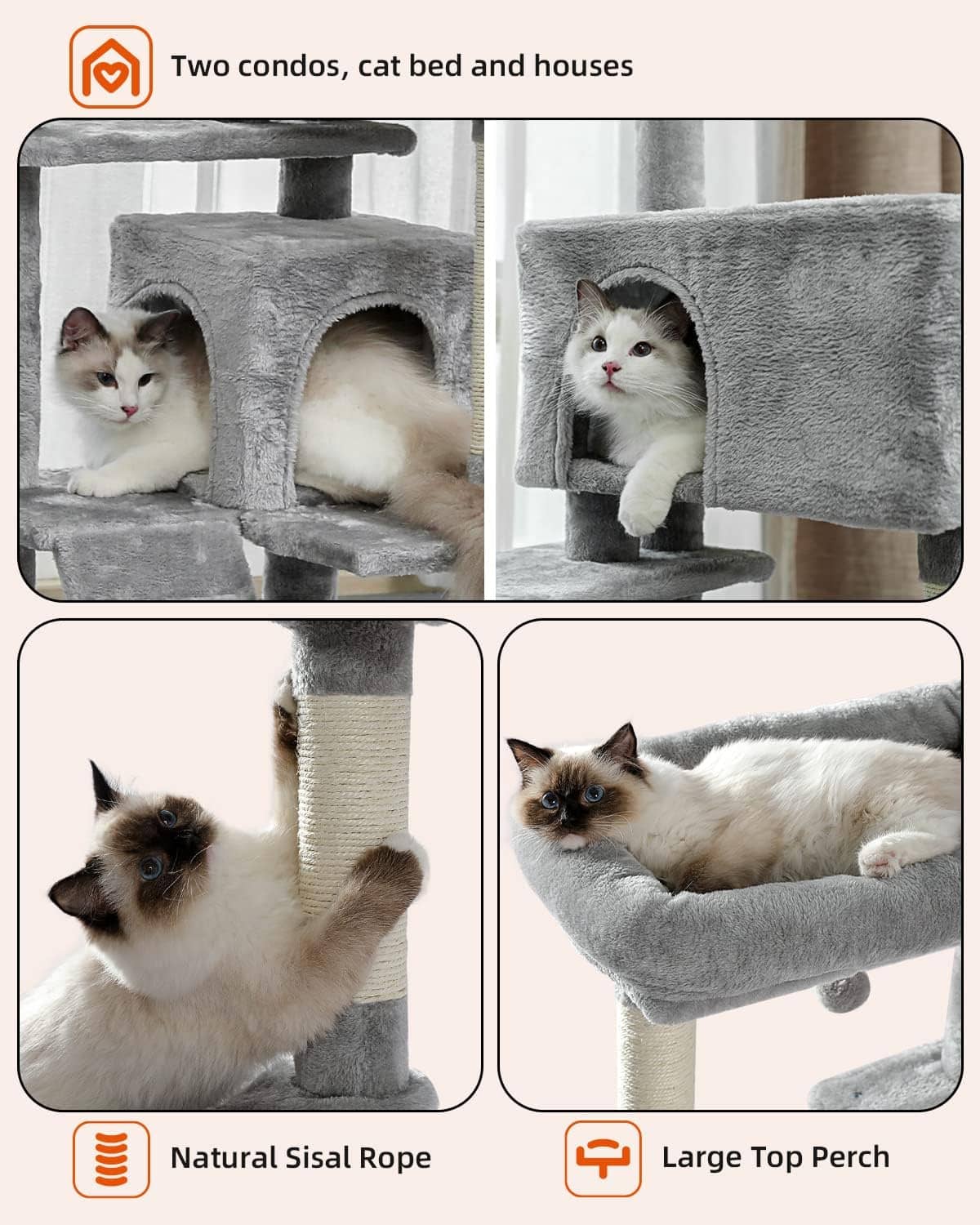 Arbre a chat de luxe - 170 cm - V.I.P