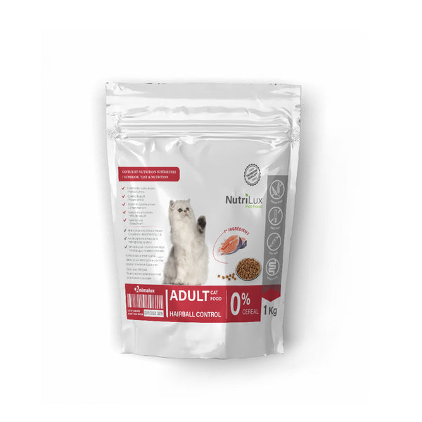 Nutrilux Croquettes adult hairball control 1kg