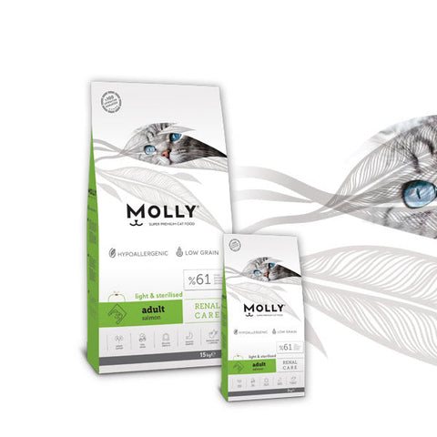 MOLLY CROQUETTES POUR CHAT LIGHT & STERILISED