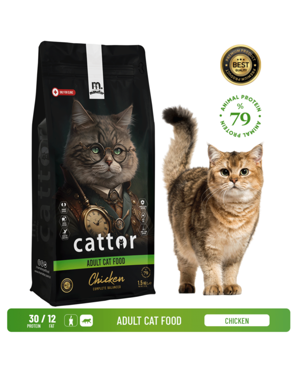 Cattor croquette pour chat adult 1,5kg