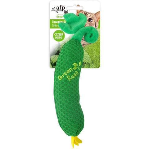 Peluche catnip forme de courgette