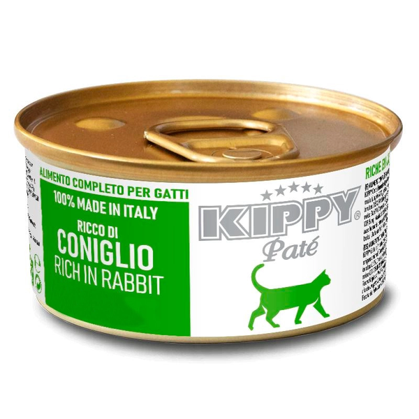 Kippy  Pack X10 Rabbit Pâté Pour Chats