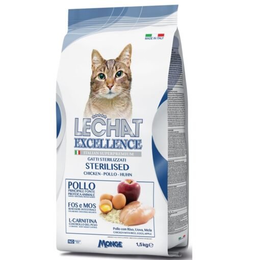 Le Chat Excellence Croquettes Premium pour Chats Stérilisés 1,5KG
