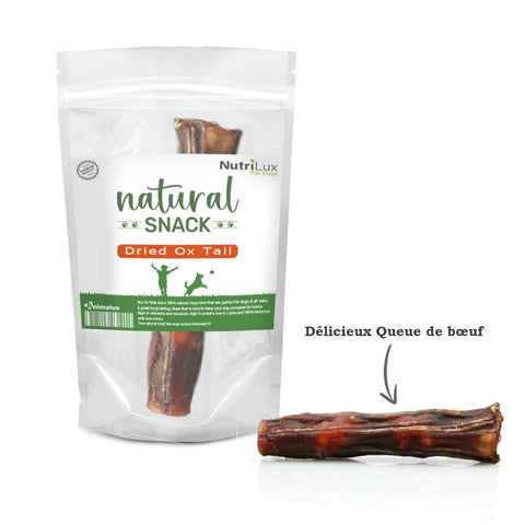 Nutrilux Naturel snack Dreid Ox Tail  pour chien