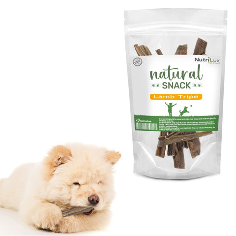 Nutrilux Naturel snack Lamb Tripe pour chien