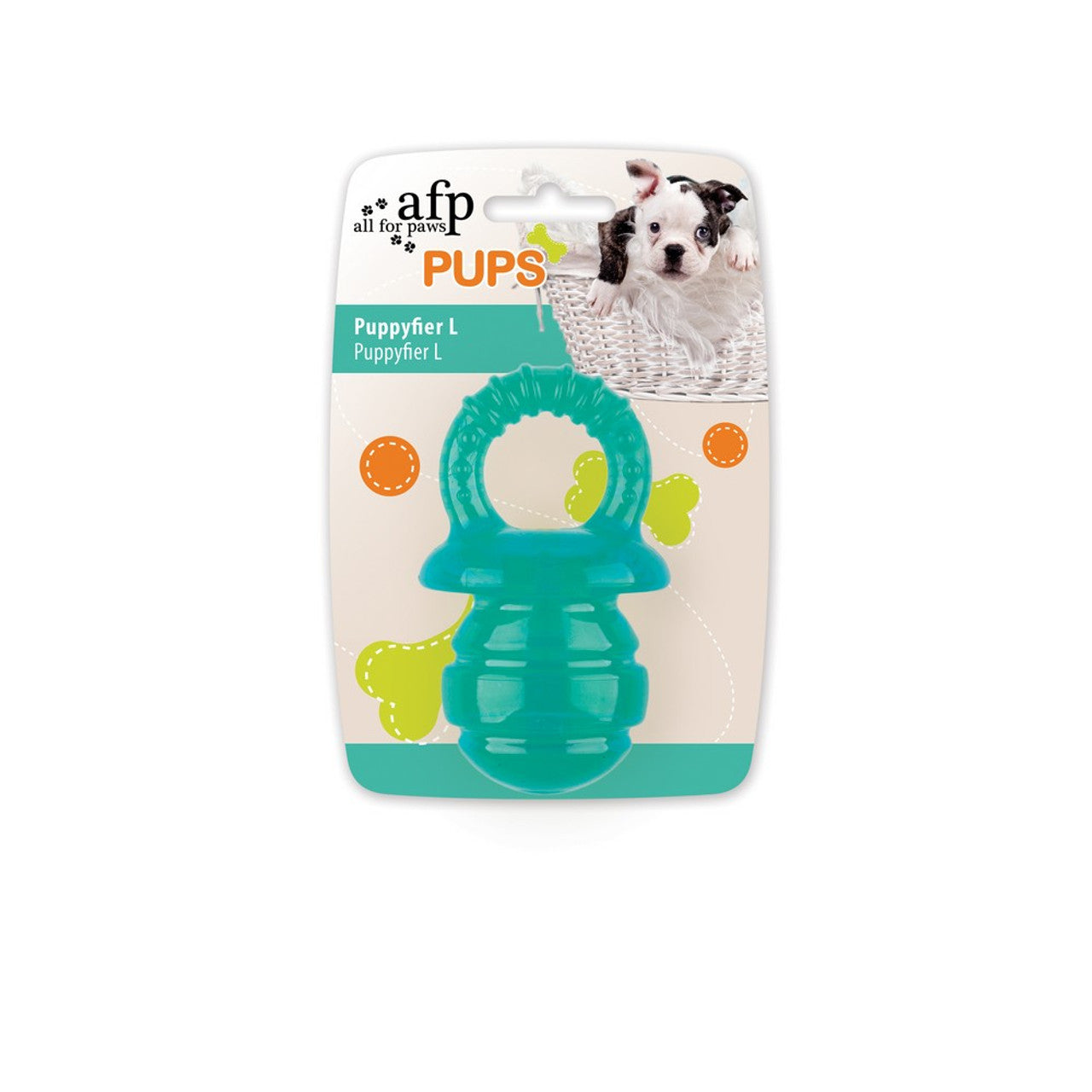 Tétine Puppyfier L turquois