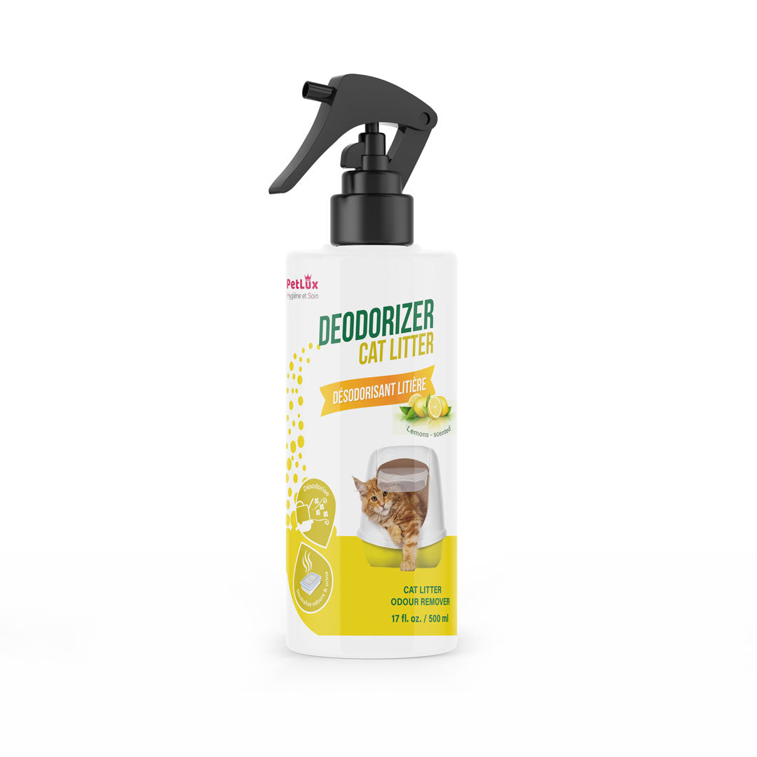 Petlux deodorant litiére citron 500ml pour chat