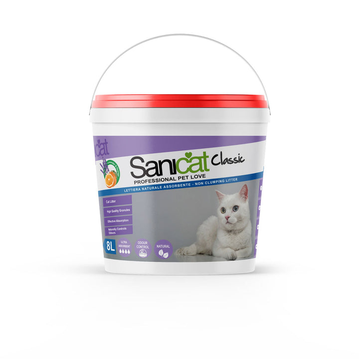Sanicat Litière Agglomérante pour chat 12L Lavender