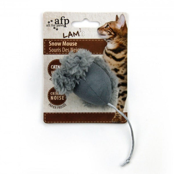 Souris des neiges avec catnip gris