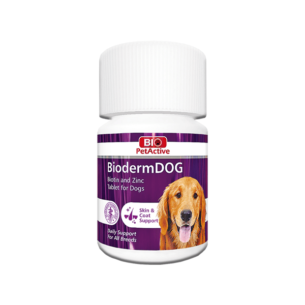 Soutien de la peau et du pelage pour chiens Bio PetActive BiodermDOG
