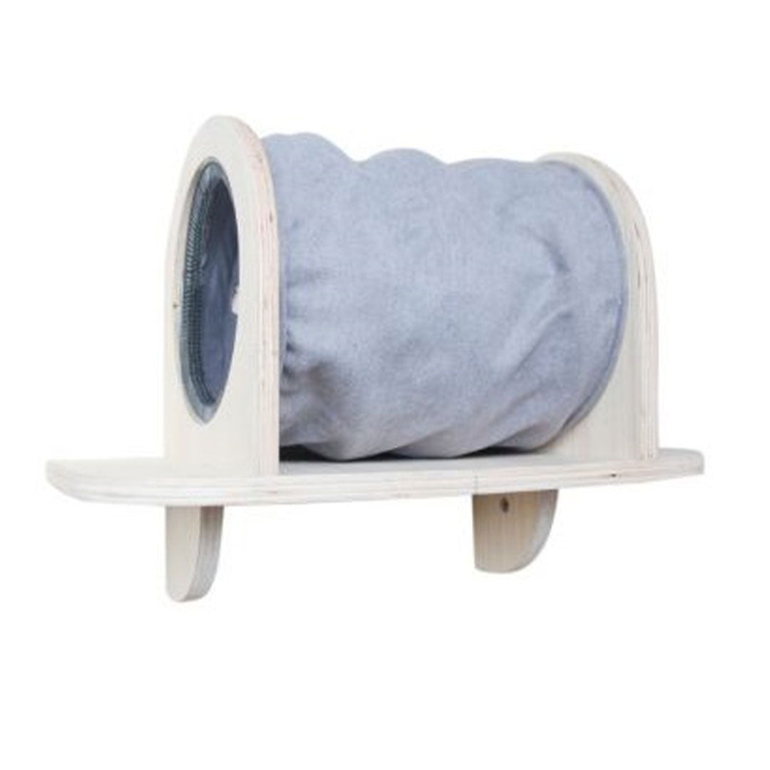 Tunnel de toilettage avec fixation au mur