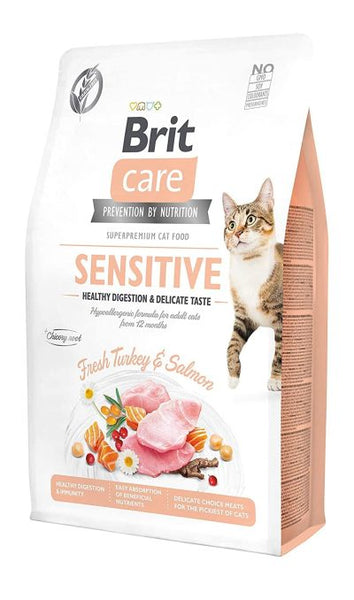 Croquettes Brit Care Chat Sensible Sans Céréales 2kg