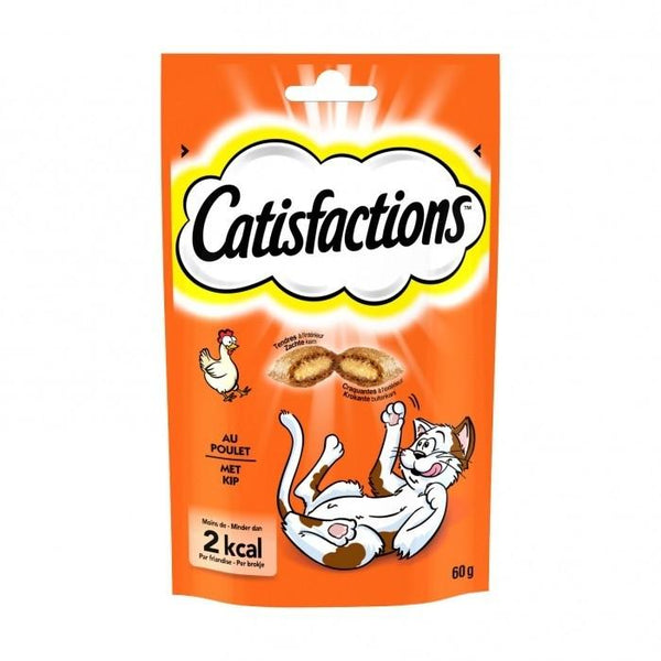 CATISFACTION Friandise Pour Chat Riche en Poulet 60gr
